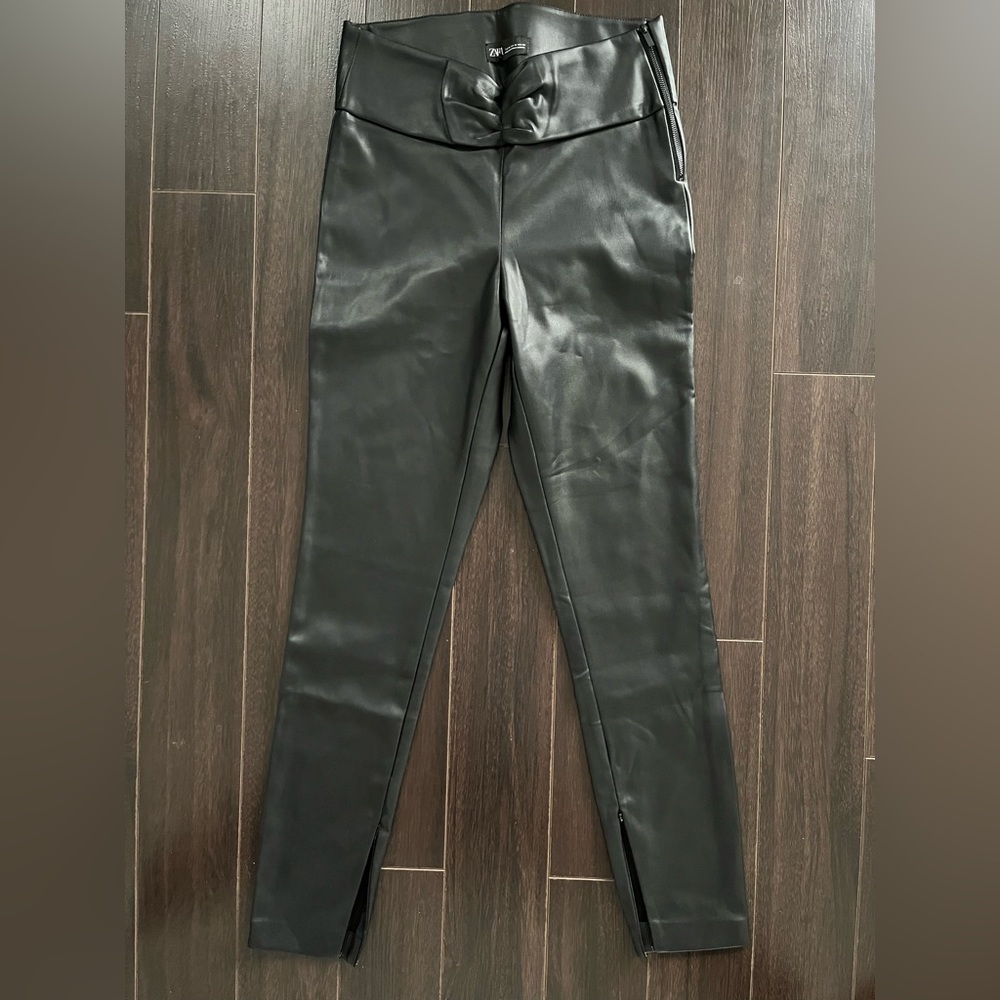 NWOT Zara Vegan leather pants